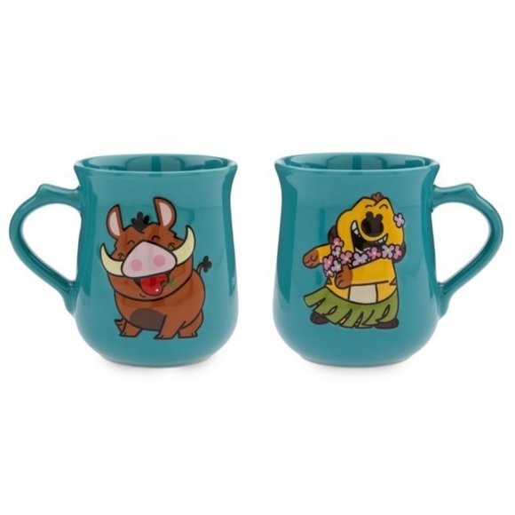 Disney Store Lion King Timon and Pumbaa Dynamic Duos Mug Set - Picture 2 of 7